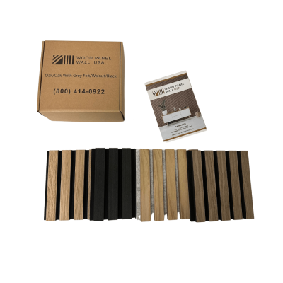 Slat Wood Wall Panels Full Sample Box