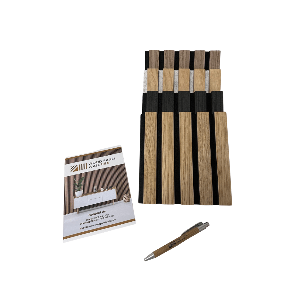 Slat Wood Wall Panels Full Sample Box